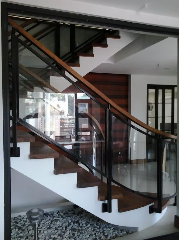 Glass Stair Railing Glass Railings Philippines, Glass Railing